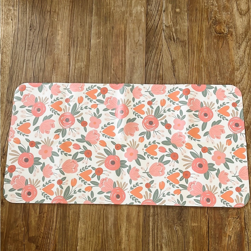 Folding changing pad + burp cloths!